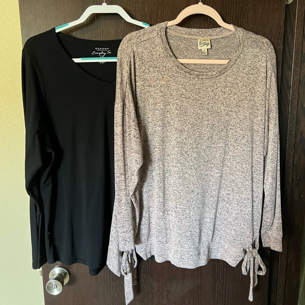 Long sleeve & sweater bundle